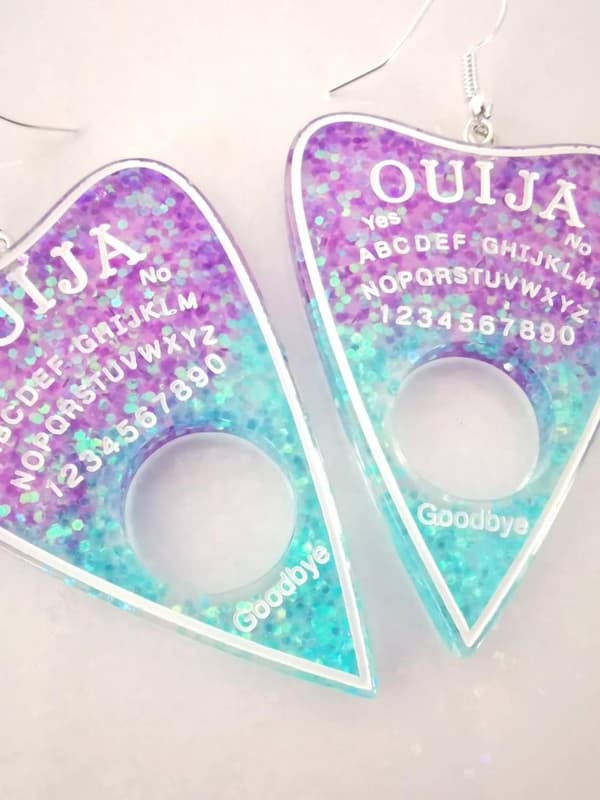 Örhängen OUIJA Spådom Ande Övernaturligt Pagan Wicca