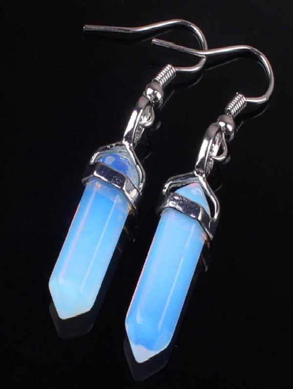 Earrings - Opalite