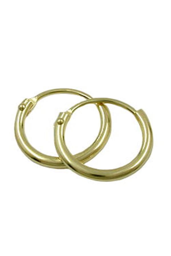 Hoop Earrings 11mm 9k Gold - GL430111