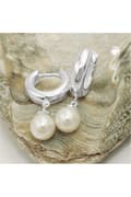 Pikkukuva 2 / 4: Hoop Earrings With Pearl Silver 925 - GL93972