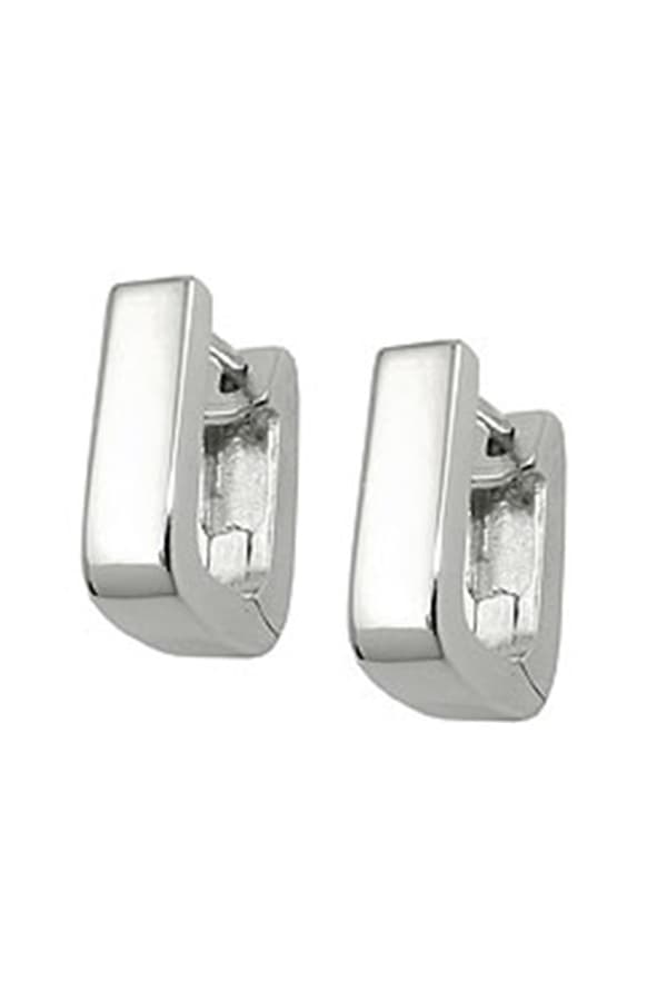 Hoop Earrings With Zirconia Silver 925 - GL93954