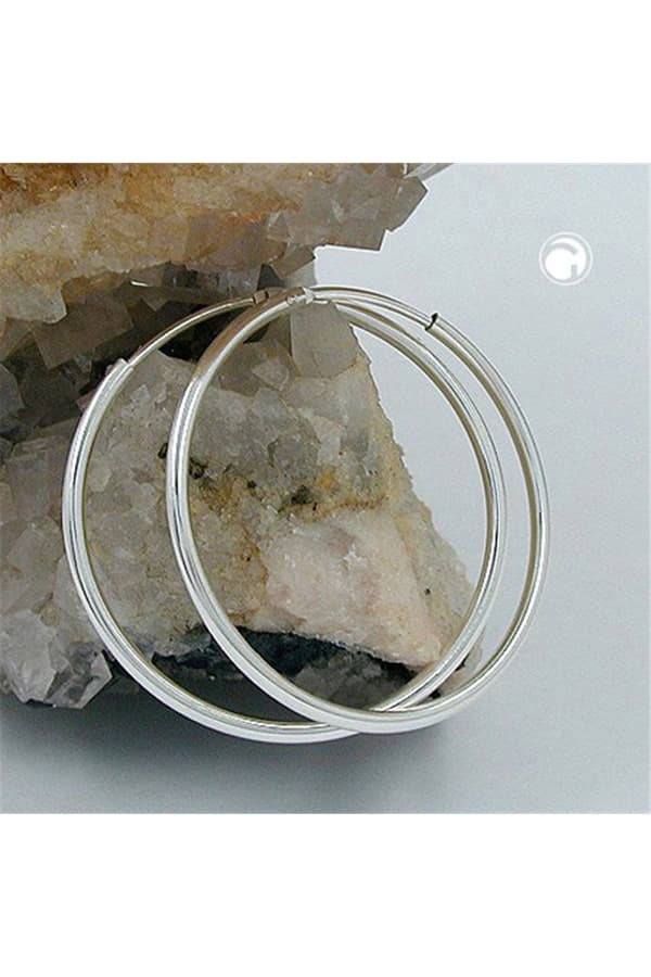 Earring Hoop 32 Mm Silver 925 - GL90028