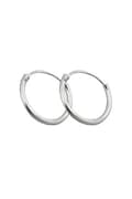 Miniatyrbild 4 av 4: Hoop Earrings Plain & Thin Silver 925 - GL90022