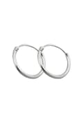 Miniatyrbild 1 av 4: Hoop Earrings Plain & Thin Silver 925 - GL90022