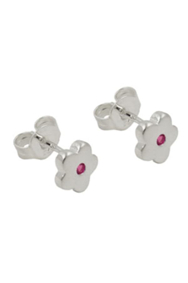 Studs Earrings Flower Pink Silver 925 - GL93637