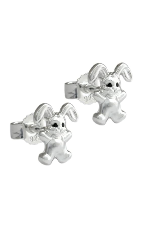 Earrings 7mm Small Hare Silver 925 - GL92703