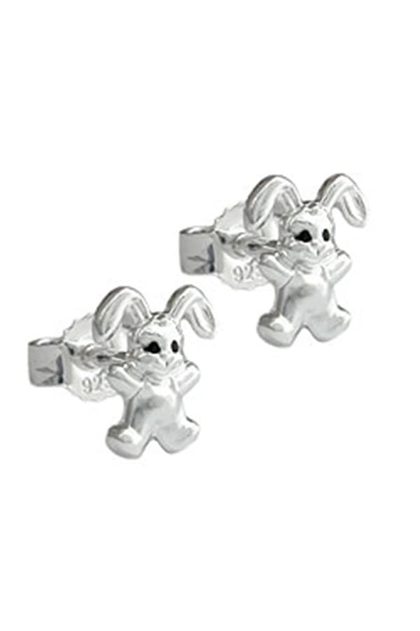 Earrings 7mm Small Hare Silver 925 - GL92703