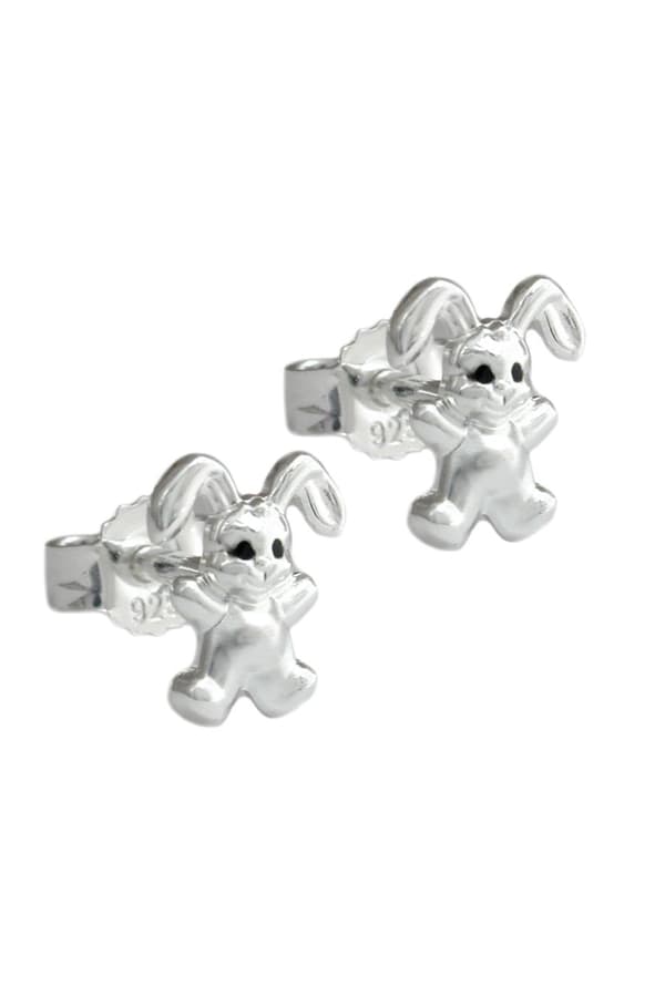 Earrings 7mm Small Hare Silver 925 - GL92703