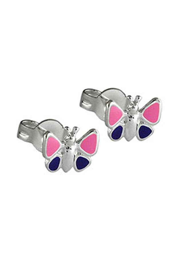 Earrings Purple Butterflies Silver 925 - GL92462