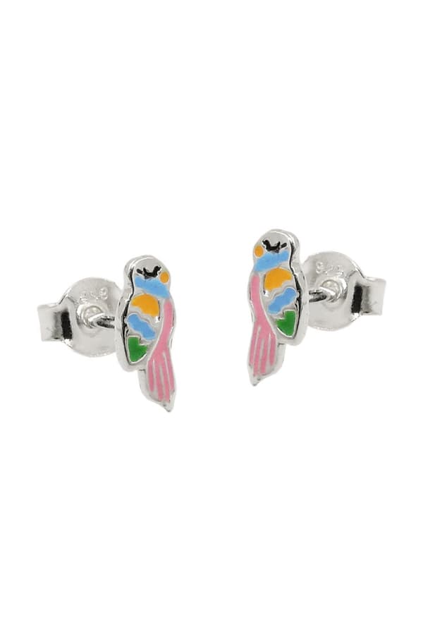 Earrings Studs Parrot Colour Silver 925 - GL93761