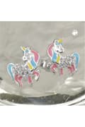 Pikkukuva 2 / 4: Stud Earrings Unicorn Colored Silver 925 - GL93816