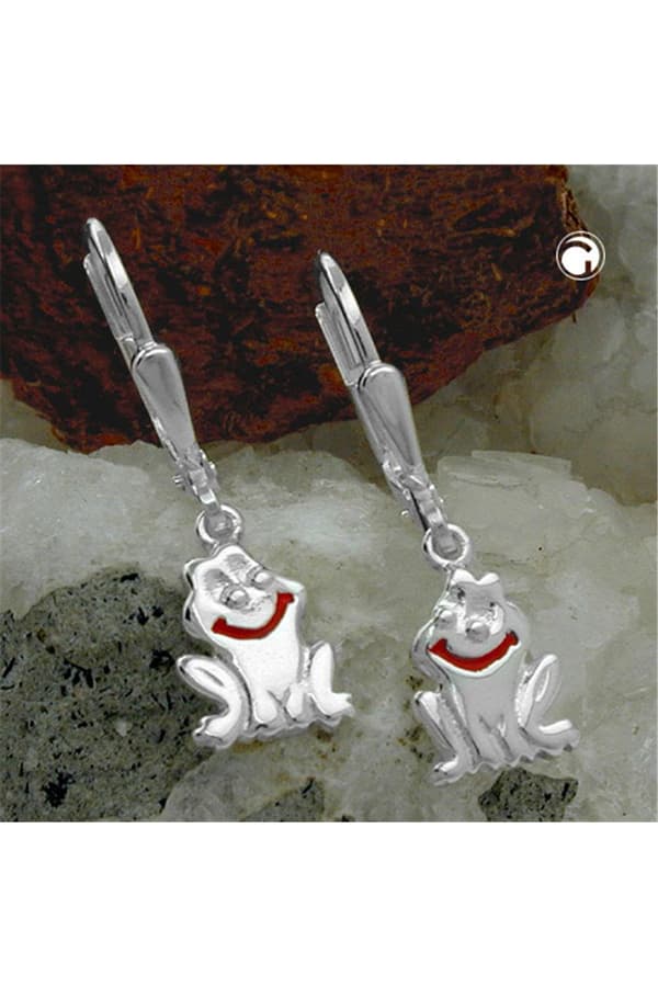 Leverback Earrings Frog Silver 925 - GL91337