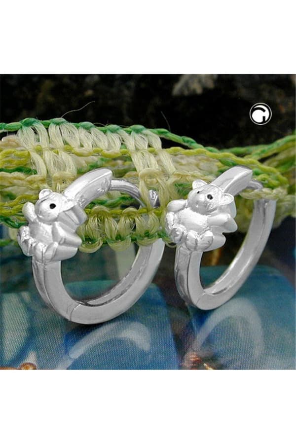 Hinged Hoops Little Bear Silver 925 - GL90884