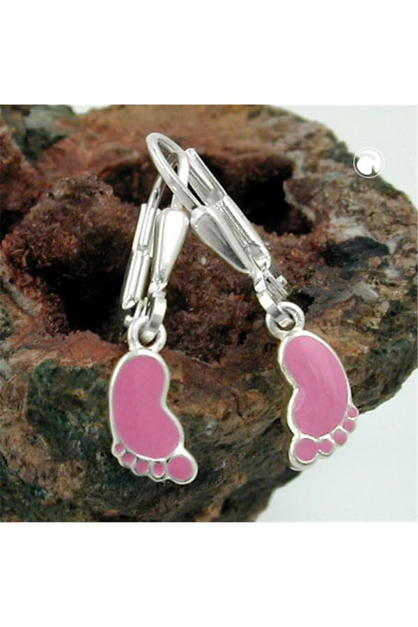 Leverbacks Foot Pink Pastell Silver 925 - GL90683