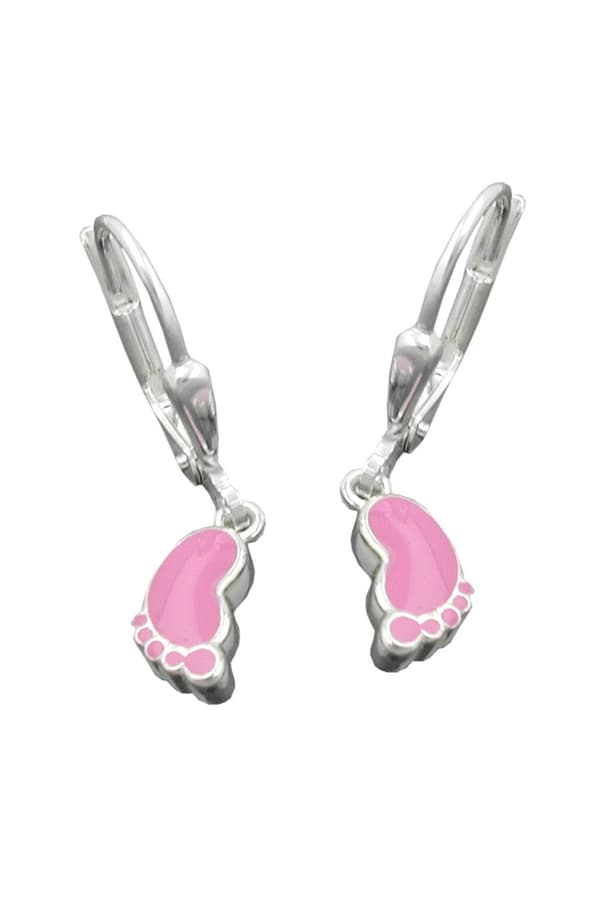 Leverbacks Foot Pink Pastell Silver 925 - GL90683