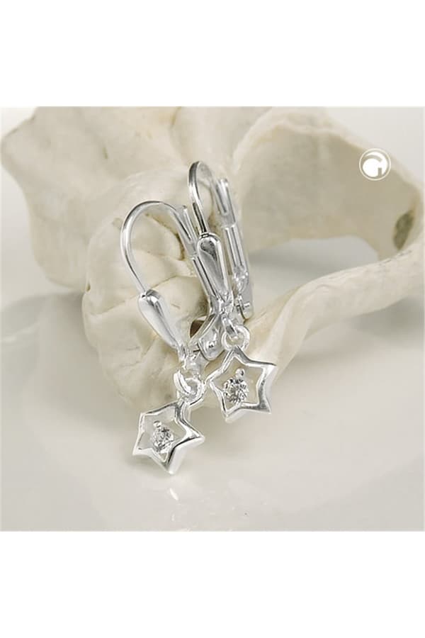 Leverback Earrings Zirconia Silver 925 - GL93836
