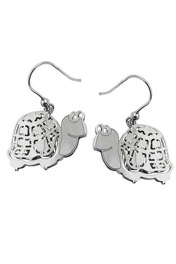Hook Earrings Tortoise Silver 925 - GL93321