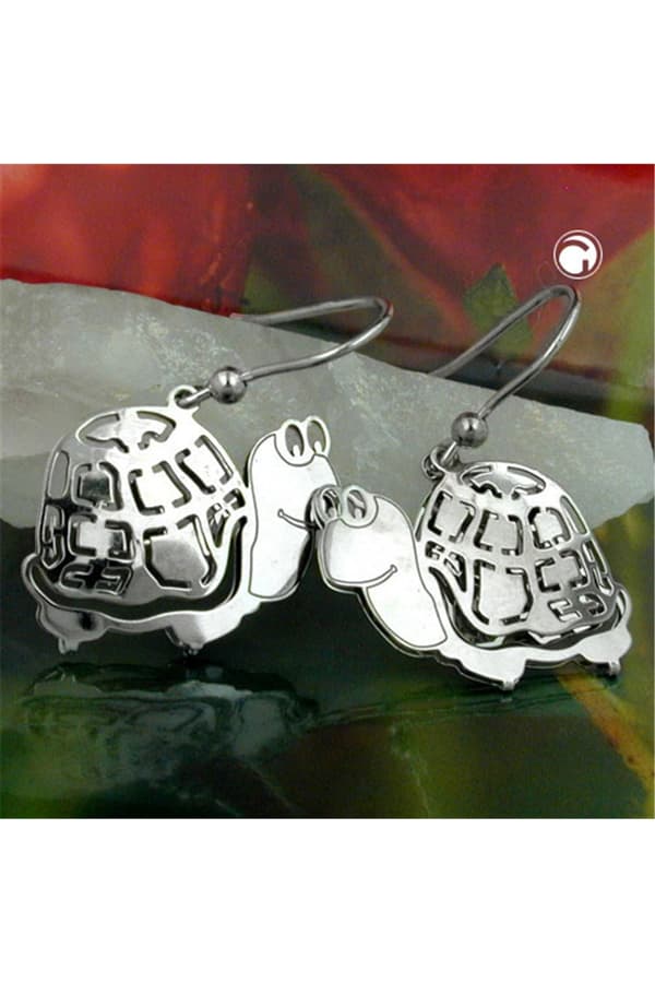 Hook Earrings Tortoise Silver 925 - GL93321