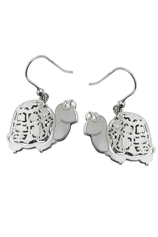 Hook Earrings Tortoise Silver 925 - GL93321