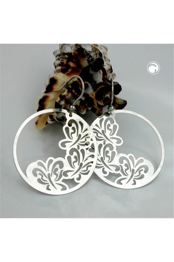 Hook Earrings Butterfly Silver 925 - GL93317