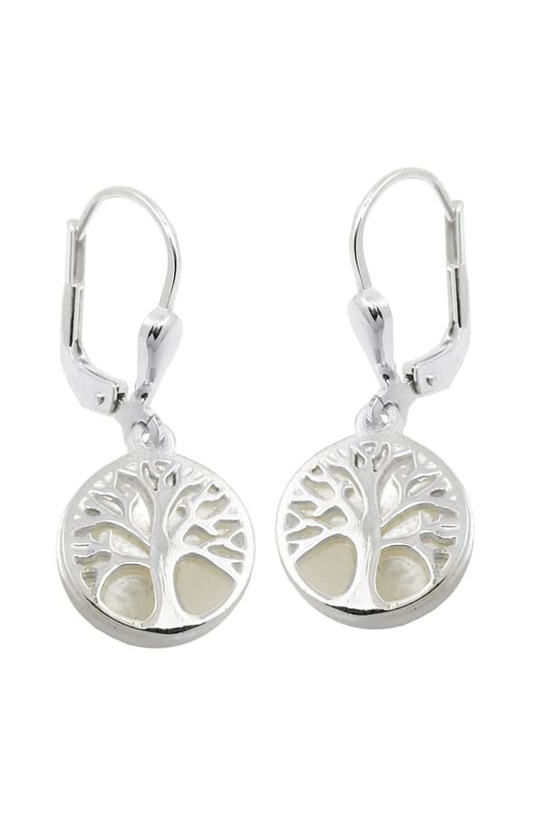 Leverback Earrings Tree Pearl Silver 925 - GL93754