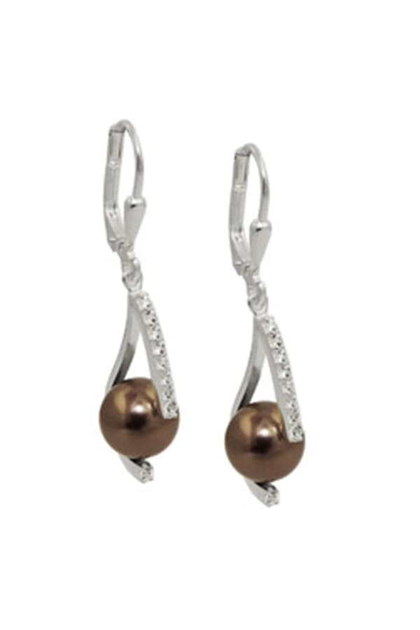 Leverback Earrings Zirconia Silver 925 - GL93659