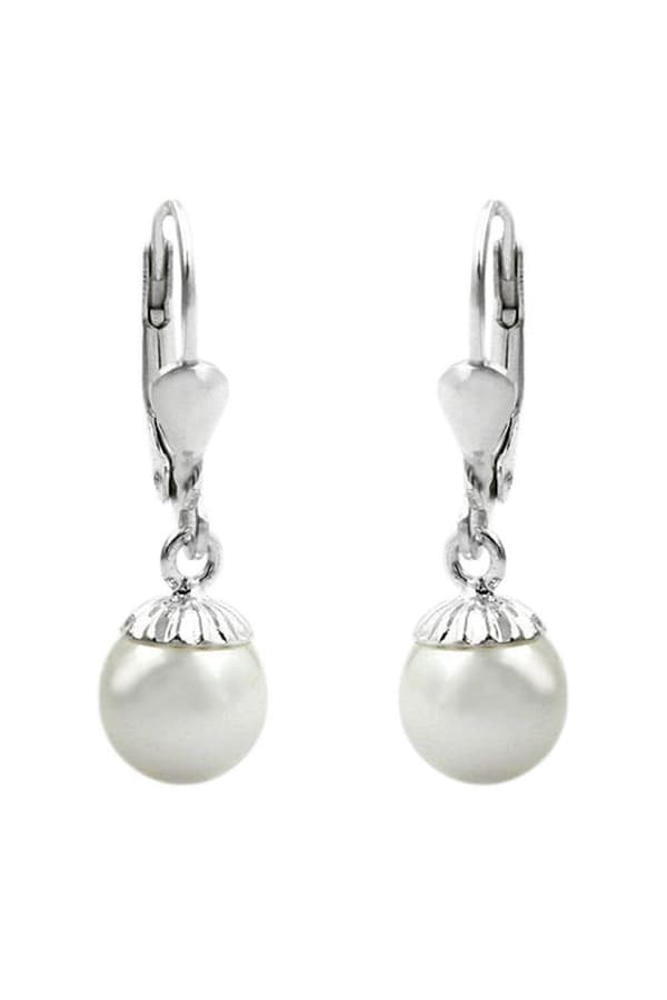 Leverback Earrings Bead Silver 925 - GL90641