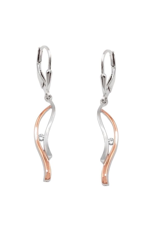 Leverback Earrings Zirconia Silver 925 - GL93959