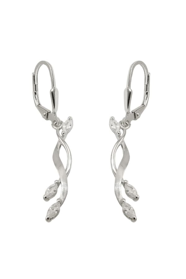 Leverback Earrings Zirconia Silver 925 - GL93965