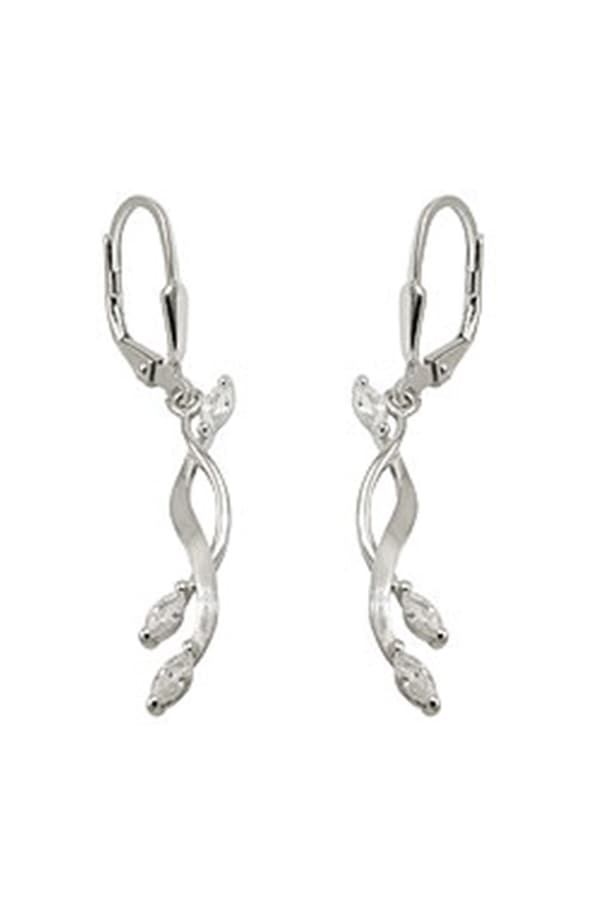 Leverback Earrings Zirconia Silver 925 - GL93965