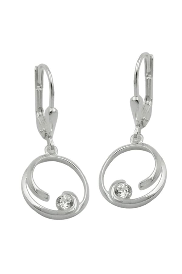 Leverback Earrings Zirconia Silver 925 - GL93974