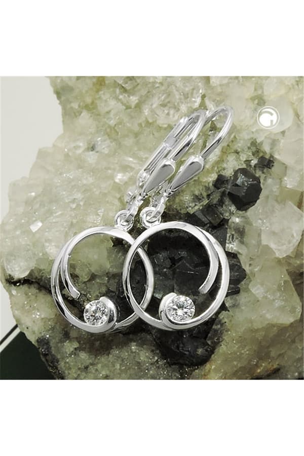 Leverback Earrings Zirconia Silver 925 - GL93974