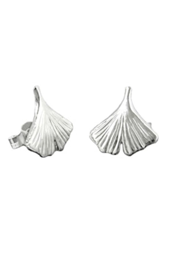 Earrings Ginkgo Leaf Silver 925 - GL90040