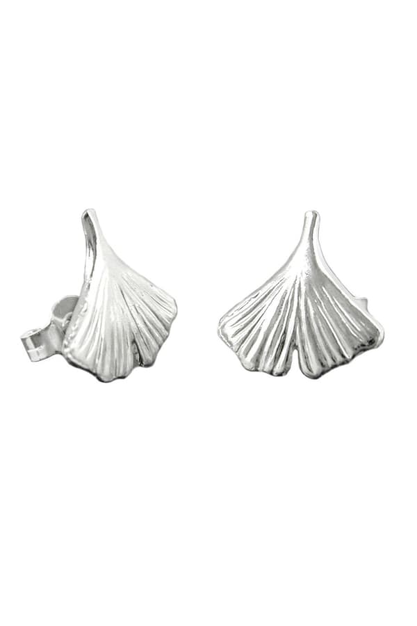 Earrings Ginkgo Leaf Silver 925 - GL90040