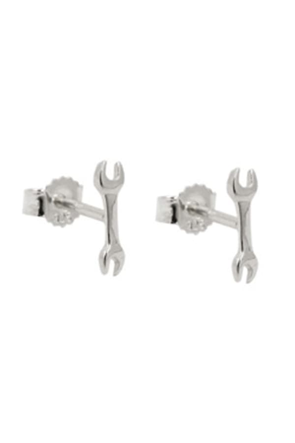 Stud Earrings Screw-Wrench Silver 925 - GL93642