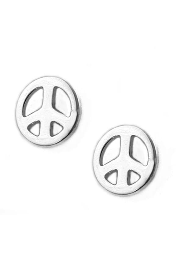 Earrings Peace-Symbol Silver 925 - GL91307