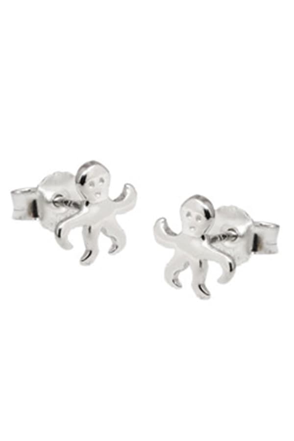 Earring Studs Octopus Silver 925 - GL93604