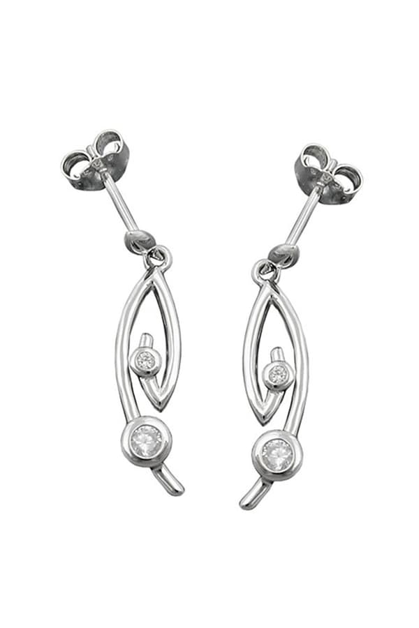 Earring Studs Zirconia Silver 925 - GL94021