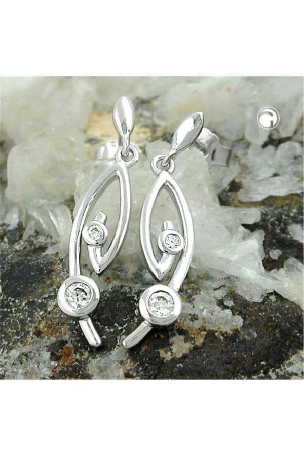 Earring Studs Zirconia Silver 925 - GL94021