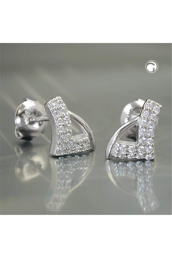 Earrings Studs Zirconias Silver 925 - GL93448