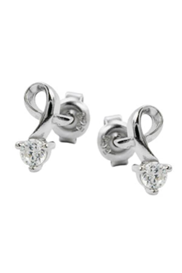 Stud Earrings Zirconia Silver 925 - GL92344