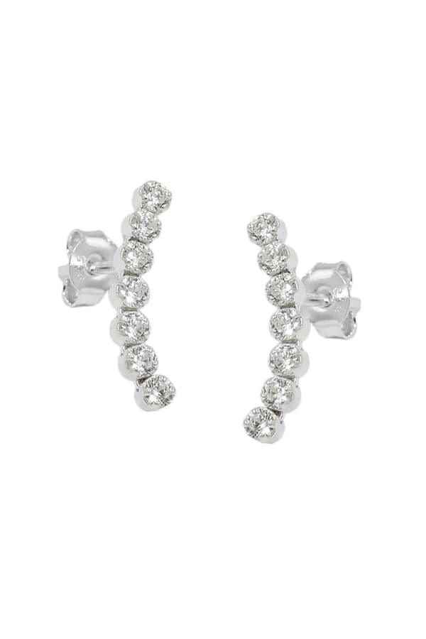 Earrings Studs Zirconia Silver 925 - GL93760