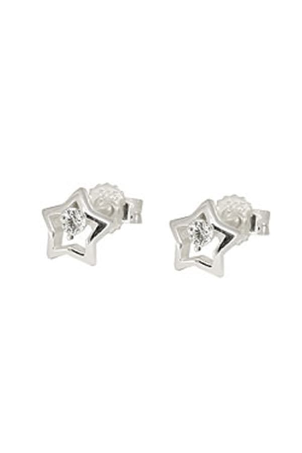 Earrings Studs Star Zirconia Silver 925 - GL93840