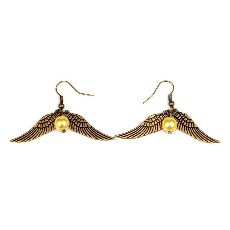 Harry Potter Örhängen - Gyllene Kvicken - Golden Snitch - Brons