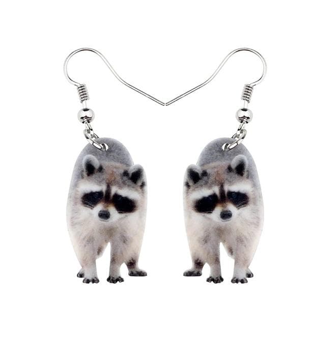 Örhängen Tvättbjörn Raccoon Däggdjur