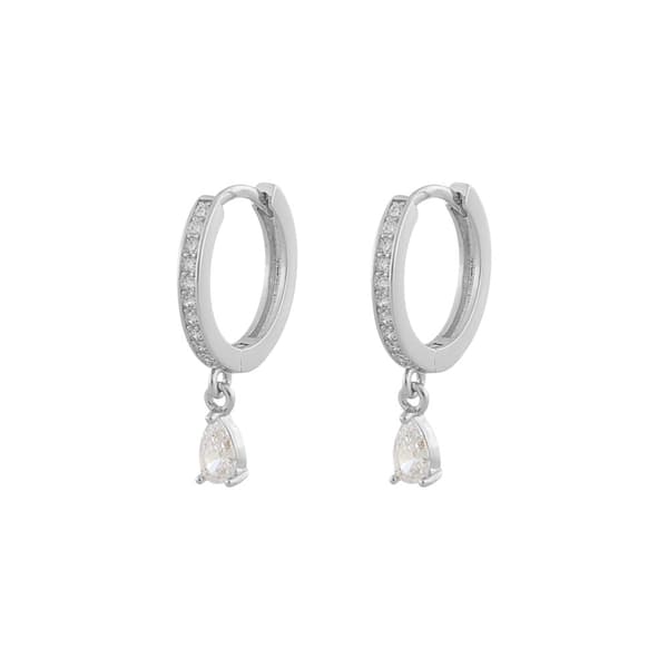 Snö - Camille Drop Ring Ear Silver One Size