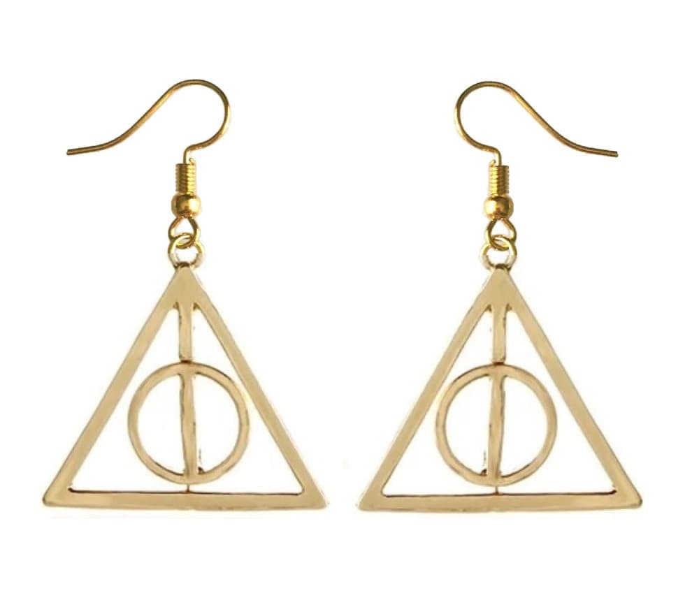 Örhängen Deathly Hallows Guldfärg Dödsrelikerna Harry Potter
