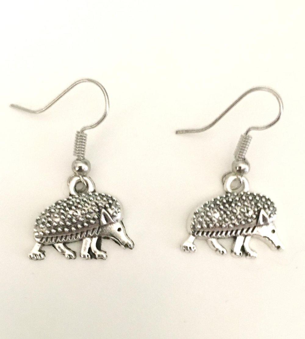 Örhängen Igelkott Hedgehog Djurmotiv