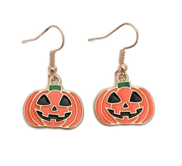 Earrings - Pumpkin