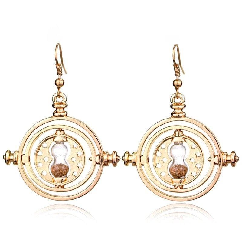 Harry Potter Örhängen - Hermione Grangers Time Turner - Guld